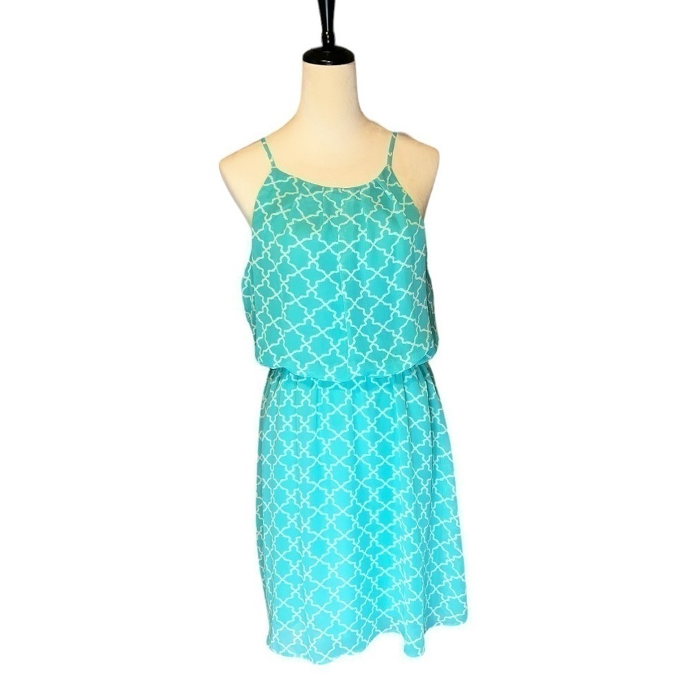 Tacera women’s size L blue dress